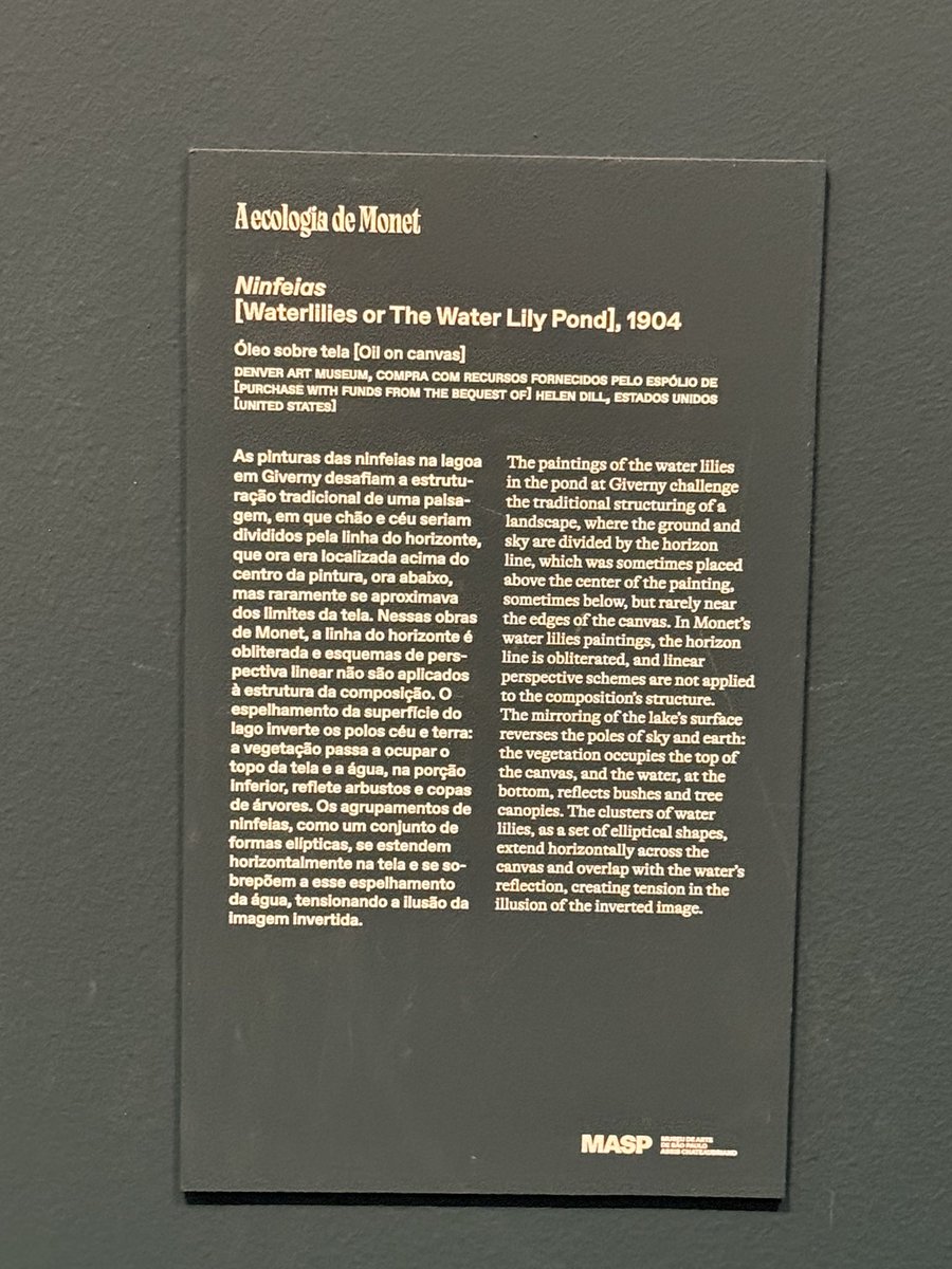 MashiRafael's tweet photo. Exposición de Monet en el MASP. https://t.co/xGiDMHpdDt