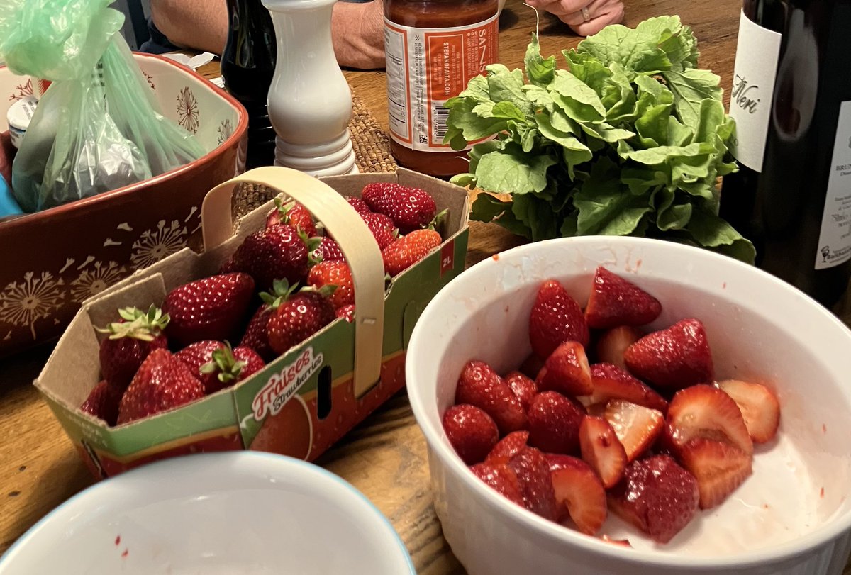 When in Québec visiting family in late June, you get to eat the best fresh strawberries in the world!!! #delicious