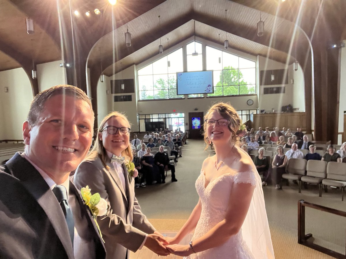 Josh Sumpter (@sumpterjosh) on Twitter photo WU weddings are the best! Congrats to <a href="/wbgalumni/">Waynesburg Alumni</a>, Josh and Julia, on their special day! #GROW #WU
(The couple asked for a selfie at the open of the ceremony) 😉 WU weddings are the best! Congrats to <a href="/wbgalumni/">Waynesburg Alumni</a>, Josh and Julia, on their special day! #GROW #WU
(The couple asked for a selfie at the open of the ceremony) 😉