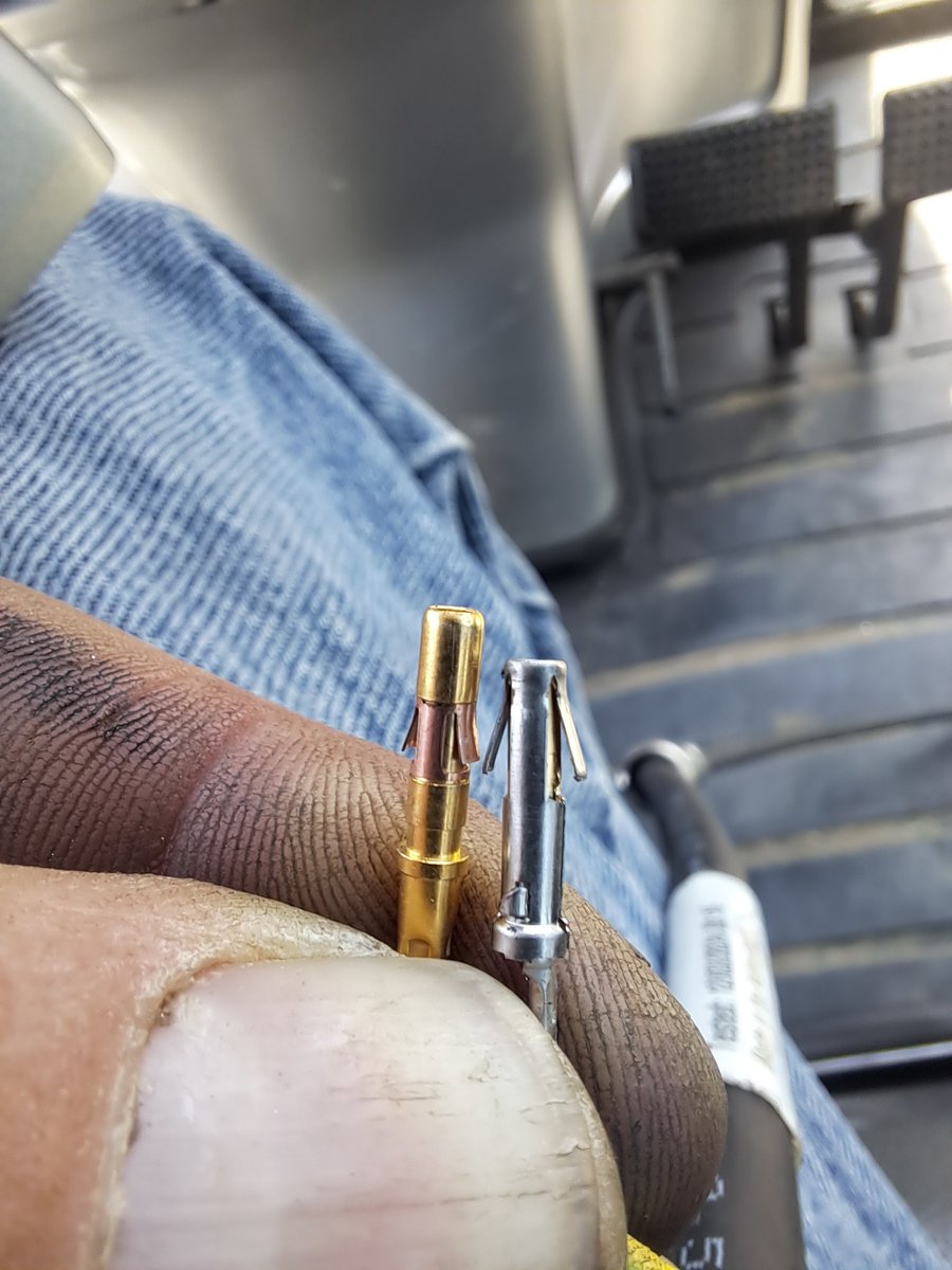 If you're having intermittent electrical problems, remember that manufacturing can screw up too. Mix and matched pin lengths. Couldn't find my pin removal tool so an implant needle ground down to make a smaller OD fit just right.