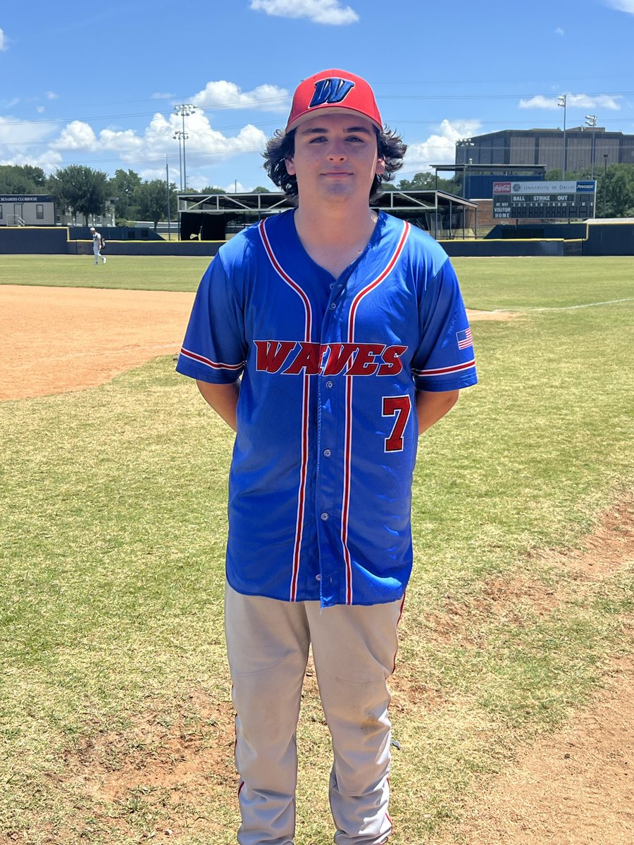 F: NTX Waves 3, McKinney Marshals 17U Gold 0
PoG: Benjamin Garcia 6 IP, 7 K, 0 ER