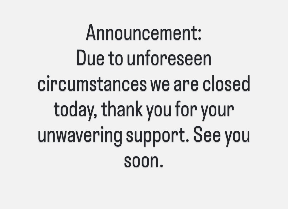 PequenaNamibia's tweet image. Dear Patrons, you can’t be inside us tonight due to unforeseen circumstances, but don’t worry, we will be hooking up tomorrow😉