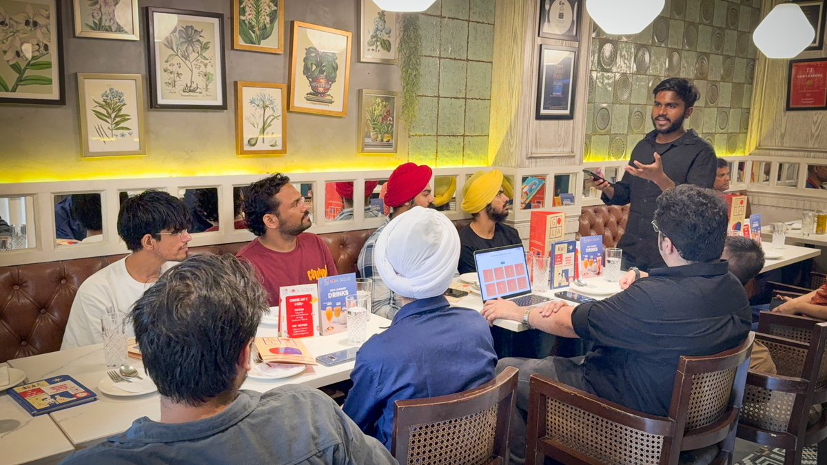 Divv Saxena (@divvsaxena) on Twitter photo Picture this 15+ brains one table and few interesting questions to get opinions from the people building in AI Space!
we at <a href="/_ai_collective/">The AI Collective</a> delhi wrapped up the lunch party!
Which AI use case still blows your mind?
Can India jump from services to AI-powered manufacturing?
How Picture this 15+ brains one table and few interesting questions to get opinions from the people building in AI Space!
we at <a href="/_ai_collective/">The AI Collective</a> delhi wrapped up the lunch party!
Which AI use case still blows your mind?
Can India jump from services to AI-powered manufacturing?
How