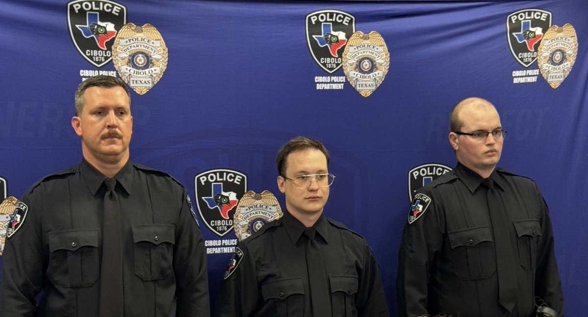 Yesterday, <a href="/CiboloPD/">Cibolo Police Dept</a> proudly welcomed the newest officers to the ranks of our department. Your commitment to serve and protect marks the beginning of a journey built on service, integrity, and dedication to <a href="/cityofcibolotx/">City of Cibolo</a> community. 
#CommunityEngagement #RelationalPolicing