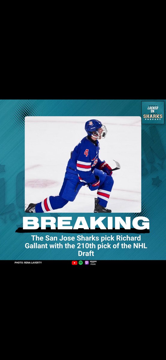 Richard Gallant has been drafted by the Sharks