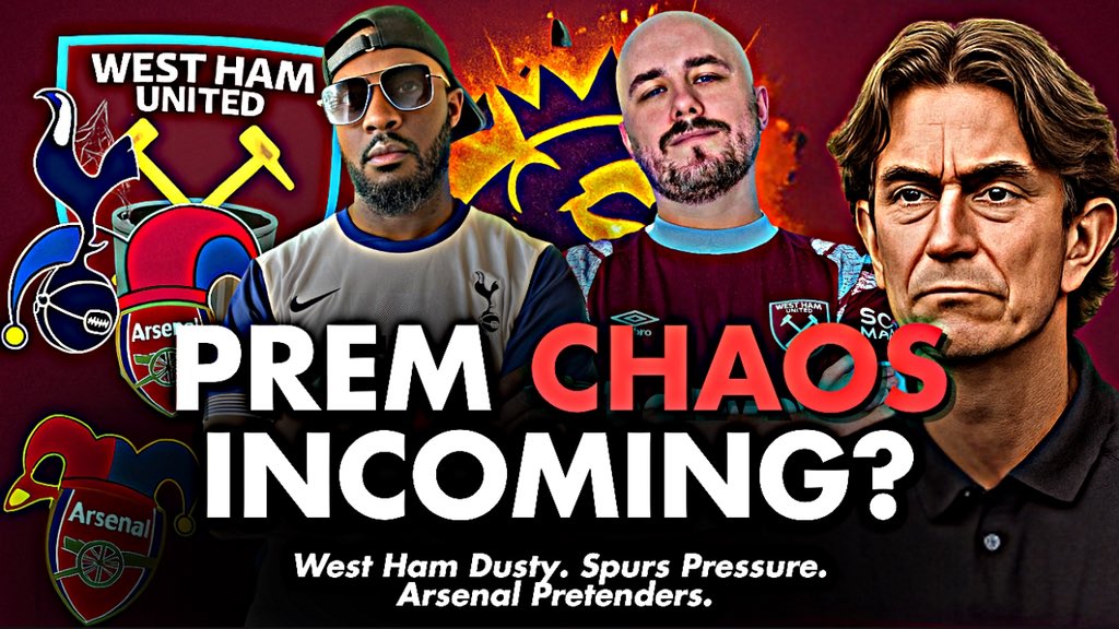West Ham are FINISHED? Arsenal are PRETENDERS? Spurs CAN’T hide now?

🔗 Check this out - youtu.be/q9MnWrLVr2k?si…

#COYS #PremierLeague