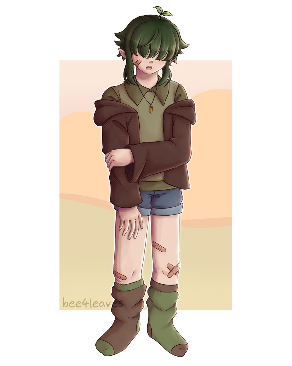 Drew my sona, don't I look swag? 🌱
#selfsona :3