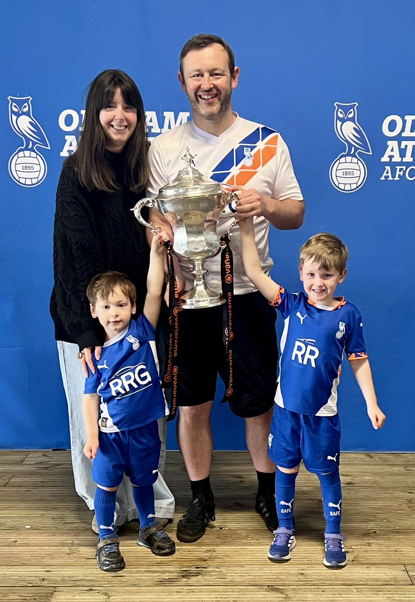 Great times getting our hands on the cup! #oafc