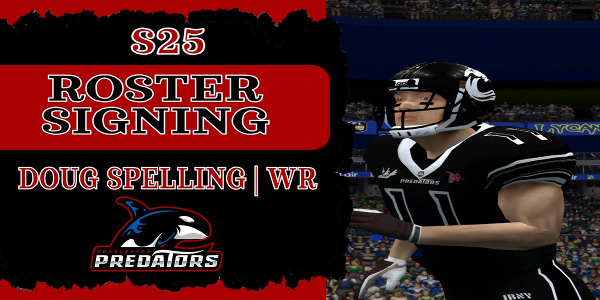 CHS_Predators's tweet image. What does S-P-E-L-L-I-N-G spell? WR1. Welcome back to the Predators Doug Spelling!

#ApexPredator