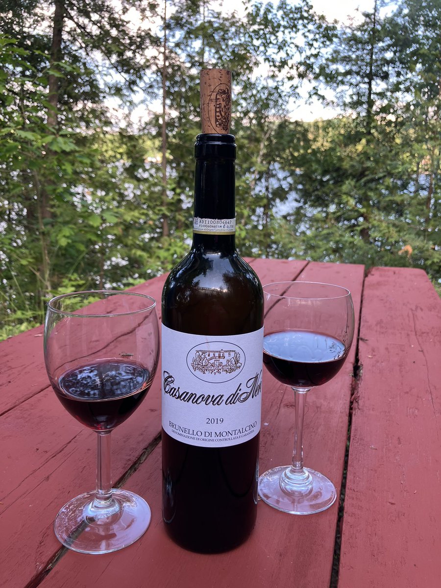 Tonight’s wine: a Brunello!
With my little brother at the lake in Québec #cheers