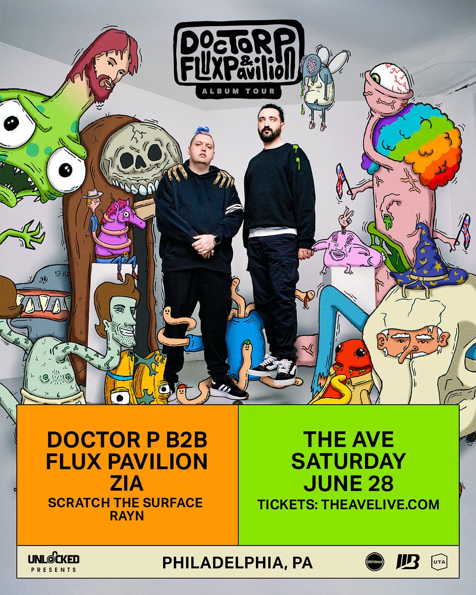 TONIGHT 💥 Tickets are selling quick so get yours now for DOCTOR P B2B FLUX PAVILION with a stacked lineup of support you don’t want to miss from ZIA, Scratch The Surface and RAYN 

Remaining tickets and tables on sale now at the link in our bio! ➡️