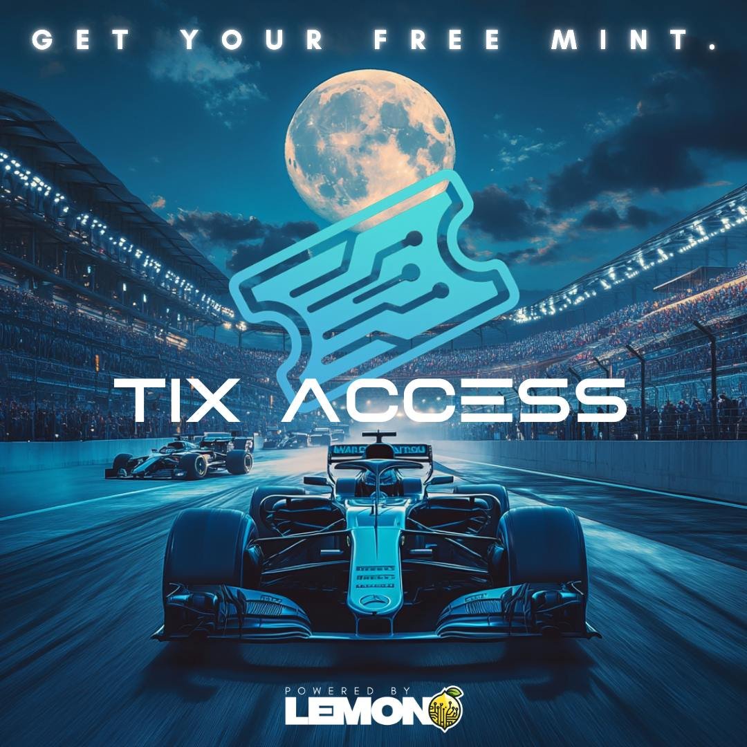 PoweredByLemon's tweet photo. 🍋 TIX ACCESS MINT: STILL LIVE. STACKS ARE GROWING.🔥

You showed up. You squeezed. You marked the chain.

🟡 3,336 NFTs minted and still climbing. Free Mint is still live.
🟡 Stake yours now to earn your share.
🟡 Concerts. Sports. Festivals. Yours to unlock.

You claimed your spot, now lock it in.

🔥 Token Distribution starts Monday for all stakers. 
You mint, you stake, you claim first.

👉 https://t.co/ScGO9kMfAQ
Real seats. Real tickets. Real squeeze. 🍋⚡️