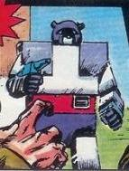 The Transformer of the Day is 'Man of Iron'! He is an Autobot from Marvel G1!

Legends tell of a man of iron roaming Stansham Castle dating as far back as the middle ages! While a terror to ye olde humans, he's really just an Autobot searching for the Ark with his partner! [1]