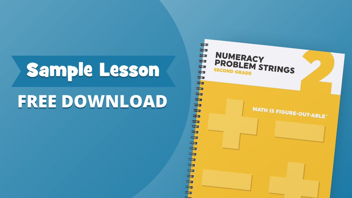 We launched our Numeracy Problem String books last week.

Every books is full of information to get you started and offer you expert teacher moves.

Check out this sample lesson from the 2nd grade book: 
bit.ly/mifnps2

#MathIsFigureOutAble #MTBoS #ITeachMath #MathEd