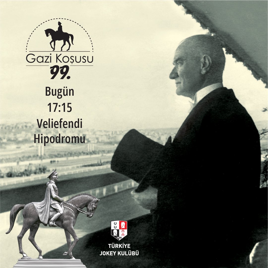 🏇BÜYÜK GÜN!

🏆 99. Gazi Koşusu
🕣 17.15
📍 İstanbul Veliefendi Hipodromu
📱 #GaziKoşusu