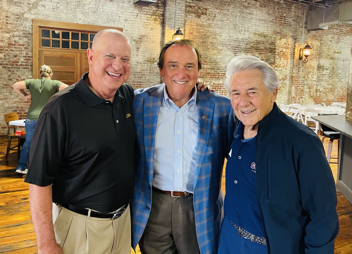 At the Louisiana Sports Hall of Fame Luncheon MD’d by the one &amp; only &amp; my friend Tim Brando. Also with good friend Rickey Broussard who worked with me at LSU &amp; was an outstanding Head Basketball Coach at Nichols State University.