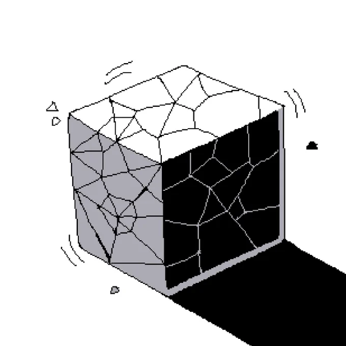 The egg has hatched, and out comes a ██████ The camera pans over, revealing that the original cube is somehow still intact You are not sure what to do with this information
