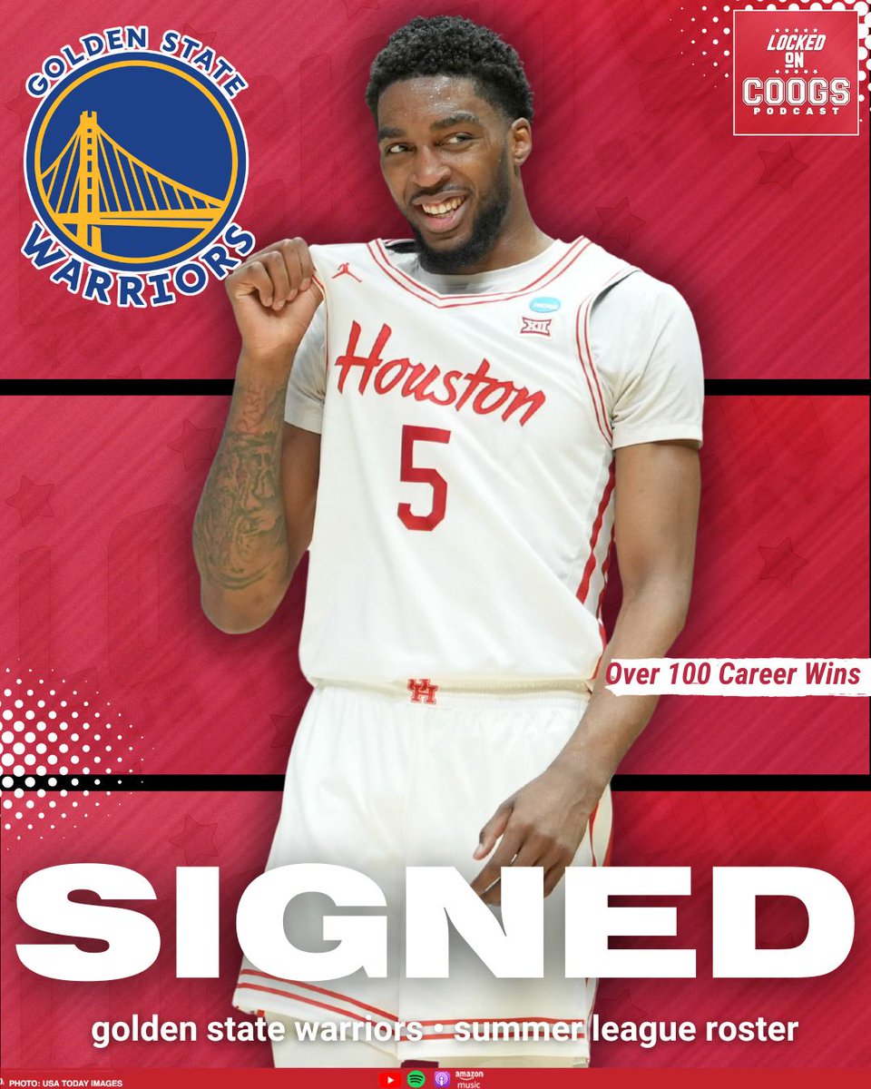 Ja’Vier Francis is going to play with the Golden State Warriors in the NBA Summer League

#GoCoogs x #DubNation