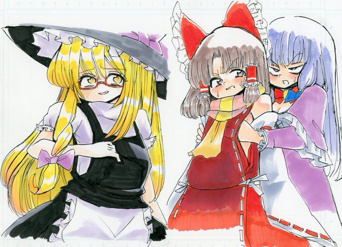 再掲。
UDK姉貴、BNTIS

UDKっちとBNTISは同じ紙にそれぞれ別の絵として描いていたので別にUDKっちの前でイチャつくBNTISの絵というわけでは、ない。 