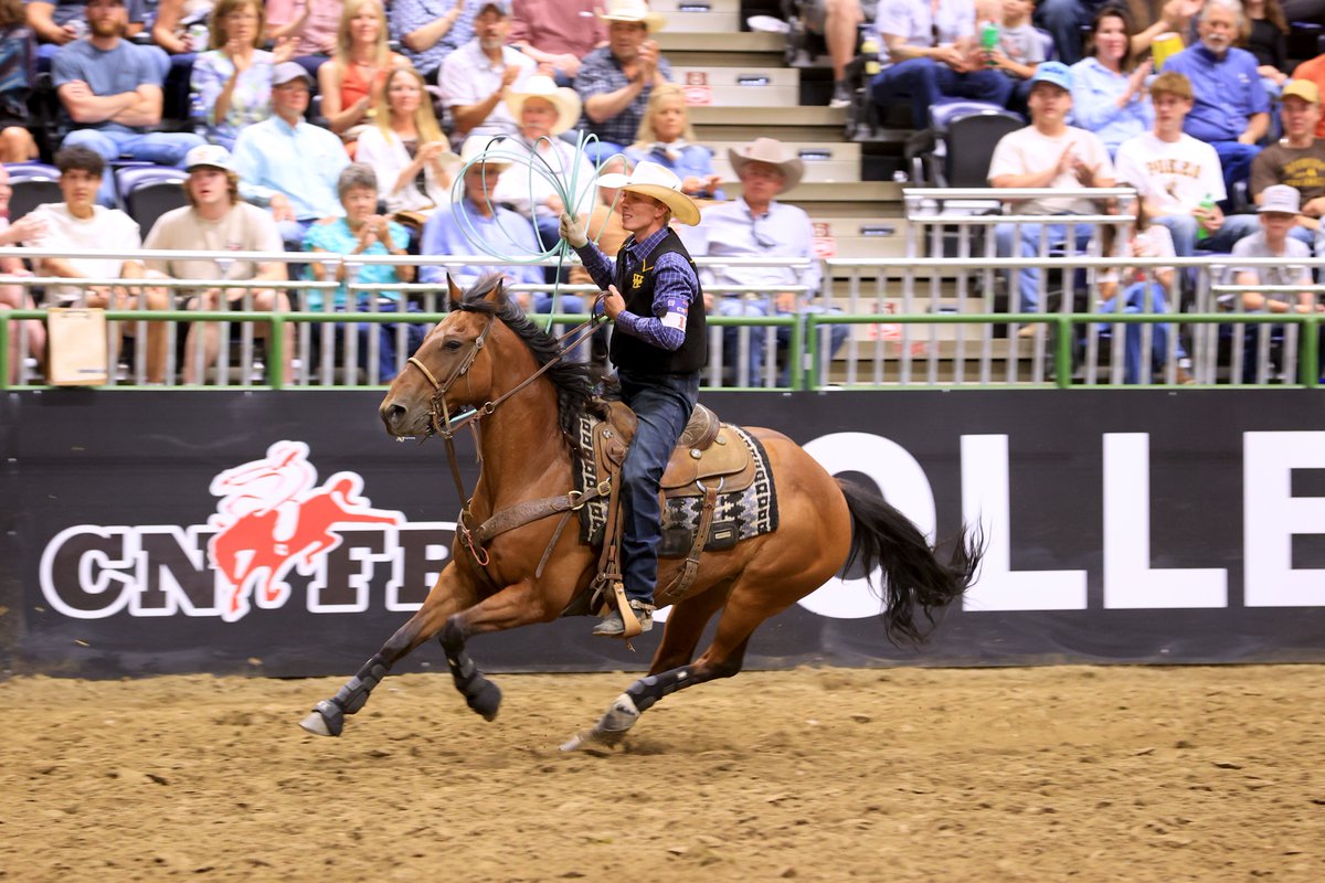WCCoyotes's tweet image. WC&apos;s team roper Cashton Weidenbener brought home a national championship from the College National Finals Rodeo in Casper, Wyoming, earlier this month! Weidenbener (heeler) and Cason Richey of Texas Tech University (header) won the title with a score of 26.2 over four rounds.