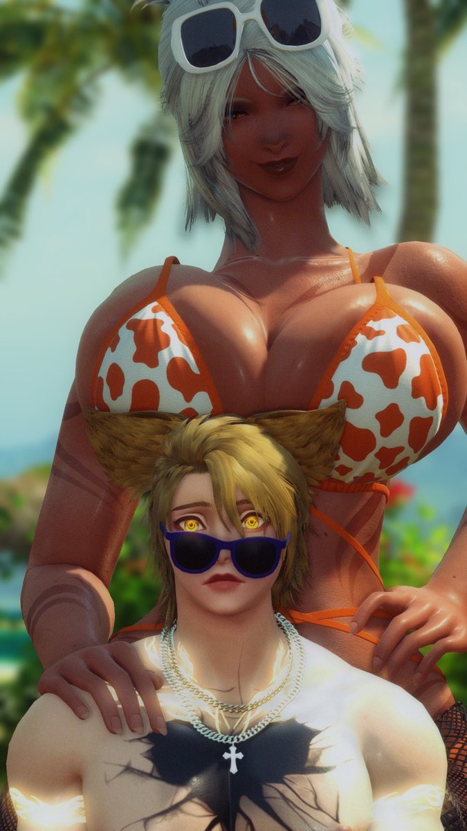 LandonRoe (@landonroexiv) on Twitter photo #ffxivsummerbash #GPOSER <a href="/Mintamous/">Minty Carabine</a> "I hear you're forklift certified..."
Everyone gangster about big women until actually approached by big women. #ffxivsummerbash #GPOSER <a href="/Mintamous/">Minty Carabine</a> "I hear you're forklift certified..."
Everyone gangster about big women until actually approached by big women.