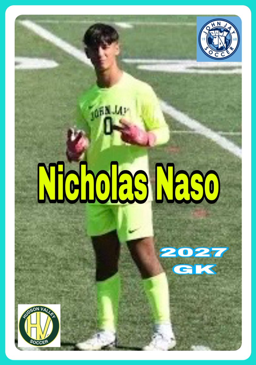Hudson Valley College ID Camp (@hvshowcasecamp) on Twitter photo Our next goalkeeper is NICHOLAS NASO a rising junior from perennial powerhouse in Dutchess County <a href="/JJEFAthletics/">JJPatriots</a> - A confident shot stopper who has the ability to perform well under pressure.
#NextLevelPlayer #HViDCamp
Highlights
youtu.be/kHCl69PN-8A?siโฆ Our next goalkeeper is NICHOLAS NASO a rising junior from perennial powerhouse in Dutchess County <a href="/JJEFAthletics/">JJPatriots</a> - A confident shot stopper who has the ability to perform well under pressure.
#NextLevelPlayer #HViDCamp
Highlights
youtu.be/kHCl69PN-8A?siโฆ