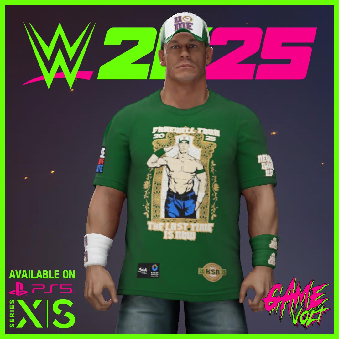 GameVolt1's tweet photo. Download @JohnCena #WWENOC attire now available on #WWE2K25 on PS5 and Xbox Series X|S. Search "Gamevolt" to find on Community Creations. https://t.co/Ga8cv9wv4M