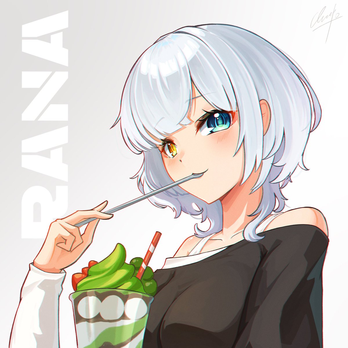 Clotho_Matcha's tweet image. #BanG_Dream ! 抹茶パフェ