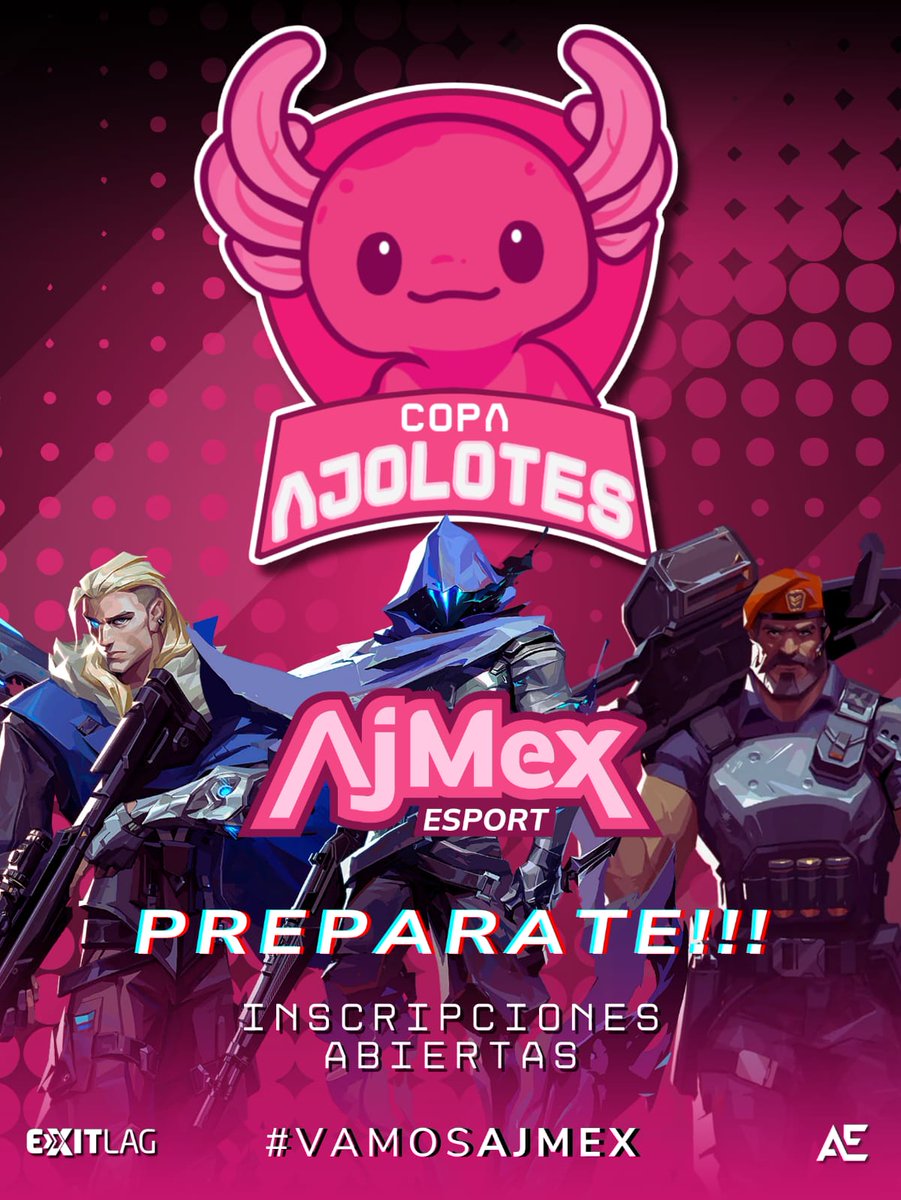 Les tenemos una sorpresa

Llegó la 1ra edición de la #copaajolotes

Ingresa al enlace, lee las reglas y registra tu equipo
forms.gle/Hd7gW2cXgNu3VT…

*Dudas, consultas?
Respondemos vía DM