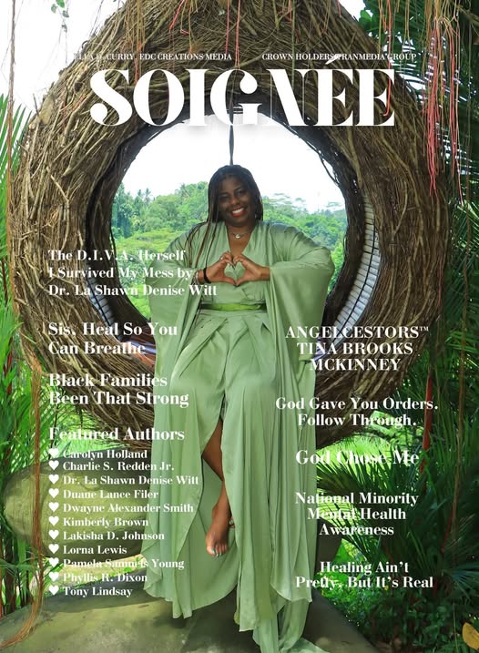 Cover Issue | Expert, Speaker, Author Dr. La Shawn Denise Witt covers the July issue of Soignee Lifestyle Magazine. Available online at soigneelifestylemagazine.com
#memoir
#booksbooksbooks
#books
#newbookrelease
#booklovers
#2025bookrecommendation
#newbooks
#blackbooks
#coverreveal