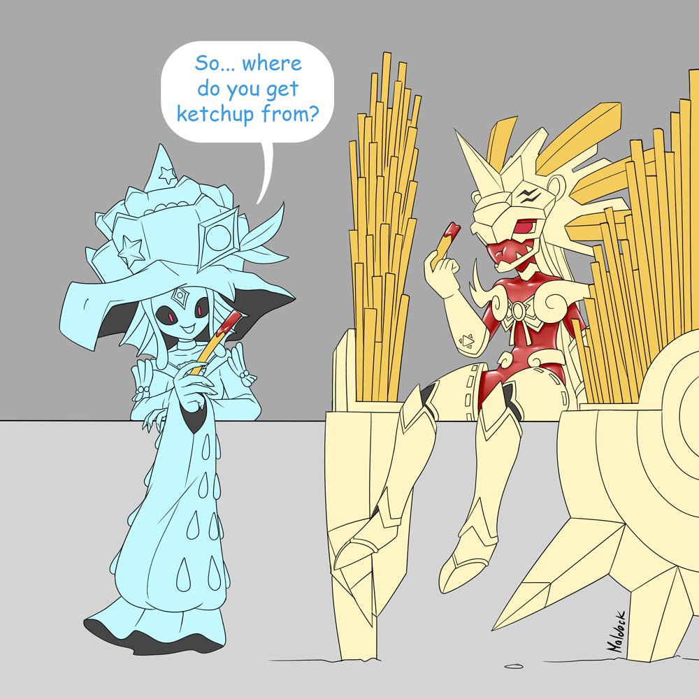 メシモリ様 Sorry, but it looks like french fries with ketchup and I like