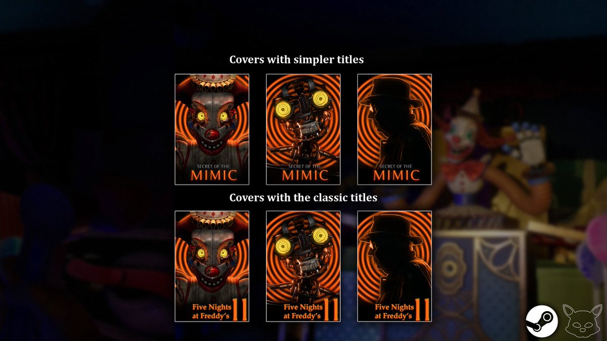 Zero_MW0's tweet image. Just finished Secret of the Mimic custom cover for Steam!!
Link for download: drive.google.com/drive/folders/…