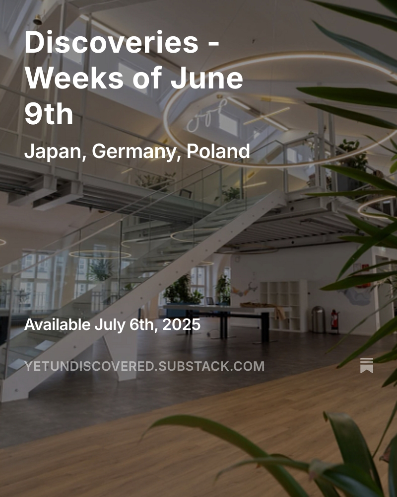 yetundiscovered's tweet image. New Weekly Discoveries Are Out! 🔥
Check out the new weekly stock discoveries for free in the usual place! From a recent high-growth German IPO, to a Japanese AI industial play, each one stands out for its financial resilience, unique edge, or overlooked value. Dive into the…