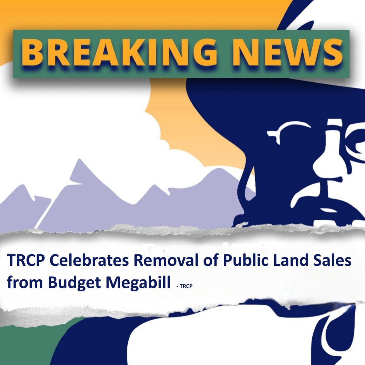TheTRCP's tweet image. TRCP Celebrates Removal of Public Land Sales from Budget Megabill

Today, the Theodore Roosevelt Conservation Partnership (TRCP) celebrates a critical win for America’s public lands: the removal of proposed public land sales from the Senate version of the budget reconciliation…