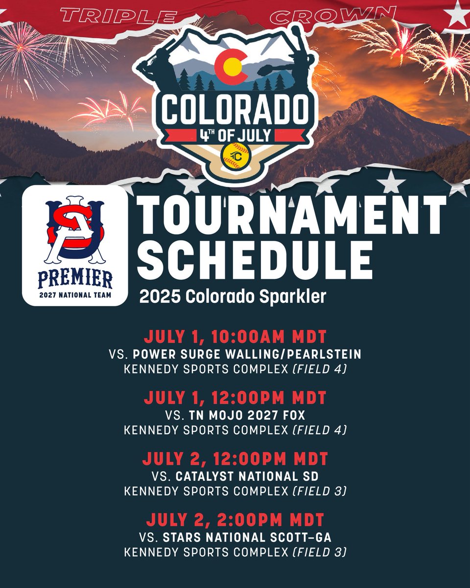 Rebecca Rau (@rebeccarau2026) on Twitter photo Looking forward to the <a href="/COSparkFire/">CO 4th of July</a> Tournament this week! <a href="/usanationalteam/">USA Premier 2027 National Team</a> <a href="/montanez_22/">emily montanez</a> <a href="/CoachAaronMoore/">Aaron M. Moore</a> <a href="/GCarbonatto/">Gina Carbonatto</a> <a href="/CoachAJ10/">Coach AJ Robinson</a> <a href="/marissachavez7_/">Marissa Chavez</a> Looking forward to the <a href="/COSparkFire/">CO 4th of July</a> Tournament this week! <a href="/usanationalteam/">USA Premier 2027 National Team</a> <a href="/montanez_22/">emily montanez</a> <a href="/CoachAaronMoore/">Aaron M. Moore</a> <a href="/GCarbonatto/">Gina Carbonatto</a> <a href="/CoachAJ10/">Coach AJ Robinson</a> <a href="/marissachavez7_/">Marissa Chavez</a>