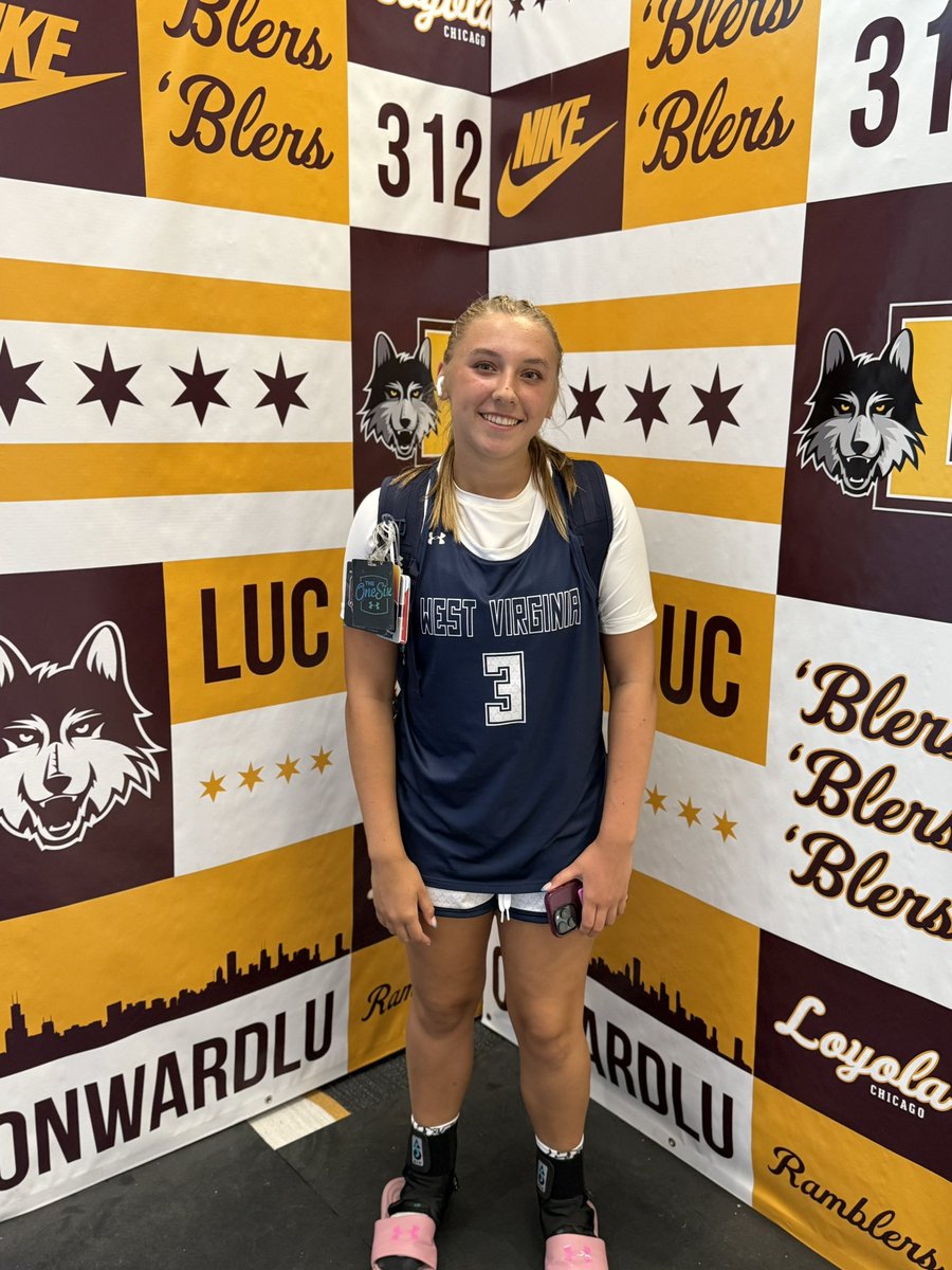 addisonblum2029's tweet image. Great day playing with my team at @RamblersWBB camp. What an amazing place!  Thank you @CoachGuthLUC and @CoachJ_LUC for watching me play today. Loved shooting in Gentile Arena! 
@WVThunderBlum