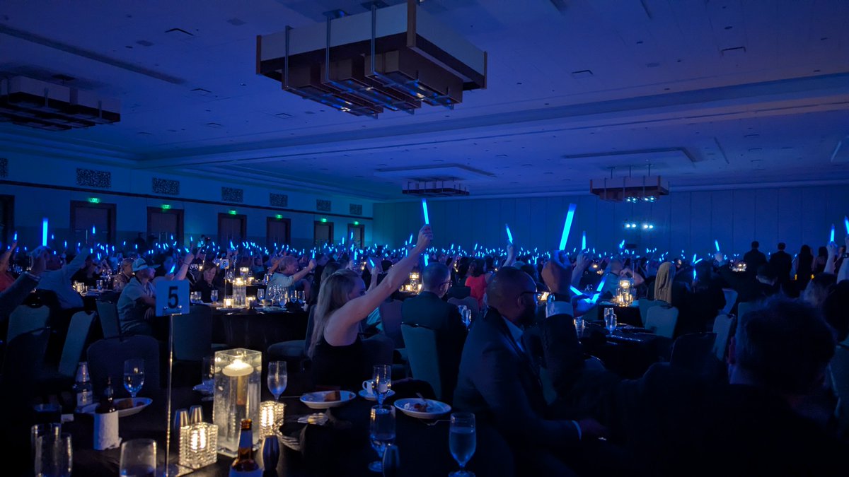 The powerful candle-lighting ceremony at tonight’s HDSA National Awards Dinner &amp; Gala was the emotional pinnacle of an inspiring evening, lighting the room with love and hope in memory of those lost and in honor of all those fighting against #huntingtonsdisease. #HDSAConvention