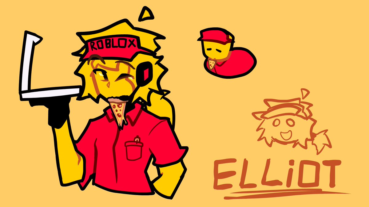 H_lan0000's tweet photo. did some doodle for elliot🍕🍕🍕
#Forsaken #forsakenroblox  #forsakenart  #jsab #elliot https://t.co/mEU9fDc6NH