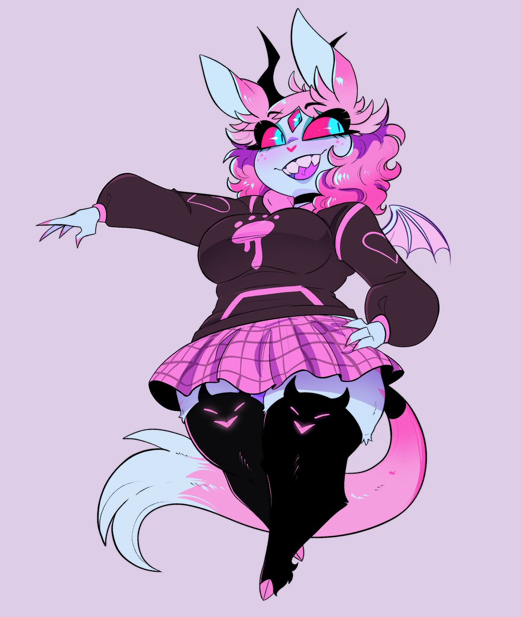 Emberlynn! I just felt like drawing her 
Sfw vers (Other vers on my Patree)

#helluvaboss #art