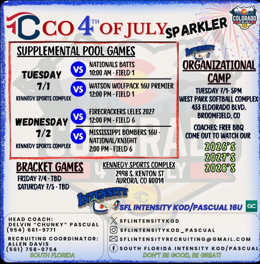 Ashanti “AJ” Pagan (@ajpagan2026) on Twitter photo Ready for our next tournament
<a href="/SoftballDown/">Down South Softball</a> <a href="/CoastRecruits/">Coast 2 Coast Recruits</a> <a href="/d1fastpitch1/">D1 Fastpitch</a> <a href="/SBRRetweets/">Softball Recruiting Reposts</a> <a href="/D1ProScouts/">D1ProScouts</a> @DRecruits1 <a href="/SFLIntensityKOD/">SFL Intensity KOD-Pascual</a> <a href="/FAUSoftball/">Florida Atlantic Softball</a> <a href="/FIUSoftball/">FIU Softball</a> <a href="/FGCU_Softball/">FGCU Softball</a> <a href="/StetsonSoftball/">Stetson Softball</a> <a href="/JAX_Softball/">Jacksonville Softball 🥎</a> <a href="/BCUsoftball/">Bethune-Cookman Softball 🥎</a> <a href="/OspreySB/">UNF Softball</a> <a href="/BCUsoftball/">Bethune-Cookman Softball 🥎</a> <a href="/Lion_Softball/">East Texas A&M Softball</a> Ready for our next tournament
<a href="/SoftballDown/">Down South Softball</a> <a href="/CoastRecruits/">Coast 2 Coast Recruits</a> <a href="/d1fastpitch1/">D1 Fastpitch</a> <a href="/SBRRetweets/">Softball Recruiting Reposts</a> <a href="/D1ProScouts/">D1ProScouts</a> @DRecruits1 <a href="/SFLIntensityKOD/">SFL Intensity KOD-Pascual</a> <a href="/FAUSoftball/">Florida Atlantic Softball</a> <a href="/FIUSoftball/">FIU Softball</a> <a href="/FGCU_Softball/">FGCU Softball</a> <a href="/StetsonSoftball/">Stetson Softball</a> <a href="/JAX_Softball/">Jacksonville Softball 🥎</a> <a href="/BCUsoftball/">Bethune-Cookman Softball 🥎</a> <a href="/OspreySB/">UNF Softball</a> <a href="/BCUsoftball/">Bethune-Cookman Softball 🥎</a> <a href="/Lion_Softball/">East Texas A&M Softball</a>