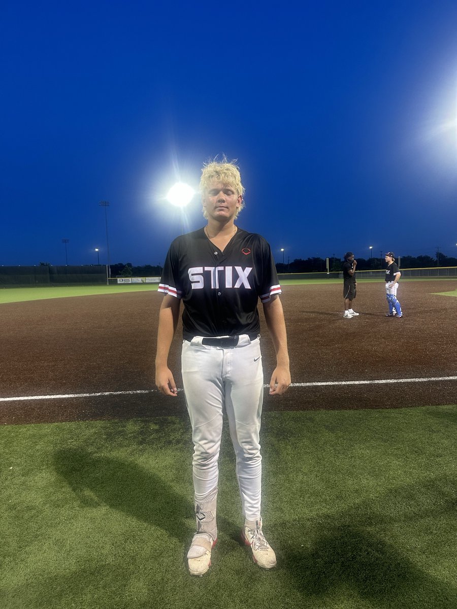 ✭Five Tool Texas✭ (@fivetooltexas) on Twitter photo #ConnieMack25 F: <a href="/StixBaseballTX/">Stix Baseball</a> 2025 Black 8, Fielders Choice- Jaw Bat Scout 0
PoG: <a href="/Brody_Kahle/">Brody Kahle</a> 6 IP, 8K, 2H, 0R
Hitter: <a href="/evanwells06/">Evan Wells</a> 1-3, 2B, 3 RBI
Notable: <a href="/CarterRutenbar/">Carter Rutenbar</a> 2-3, 2B, 2R #ConnieMack25 F: <a href="/StixBaseballTX/">Stix Baseball</a> 2025 Black 8, Fielders Choice- Jaw Bat Scout 0
PoG: <a href="/Brody_Kahle/">Brody Kahle</a> 6 IP, 8K, 2H, 0R
Hitter: <a href="/evanwells06/">Evan Wells</a> 1-3, 2B, 3 RBI
Notable: <a href="/CarterRutenbar/">Carter Rutenbar</a> 2-3, 2B, 2R