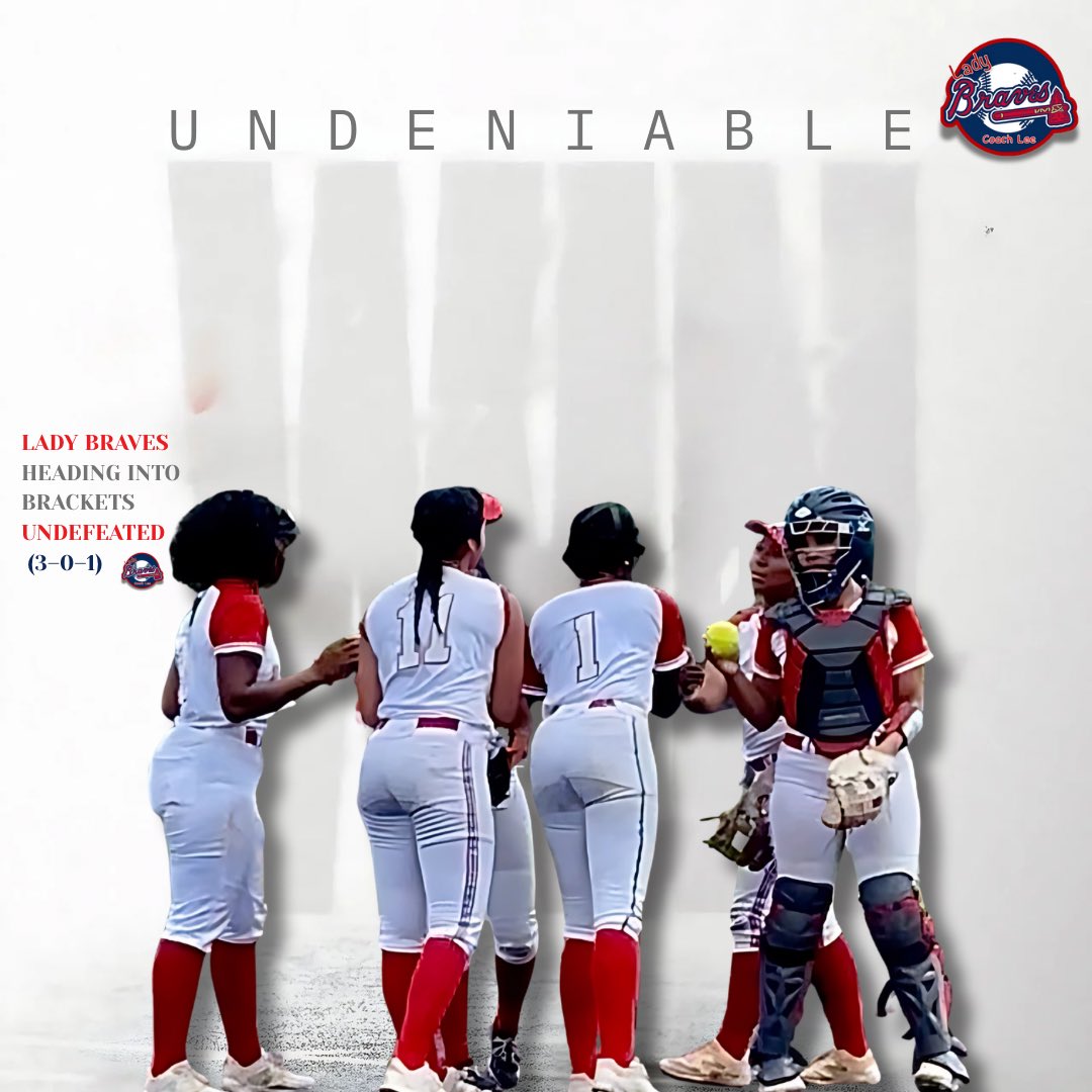 Atlanta Lady Braves 18u-Lee (@ladybraveslee) on Twitter photo This team is #undeniable. They continue to amaze. They are unbeaten in pool play at the Owl City Showcase (3-0-1) allowing only 2 runs in 4 games! <a href="/TopPreps/">SPORTS NEWS, VIDEOS, GRAPHICS, EXPOSURE & MORE</a> <a href="/commit2HBCU/">SHOWCASE HBCU</a> <a href="/RecruitGeorgia/">Recruit Georgia</a> <a href="/MSPtakeover/">Minority Softball Prospects</a> <a href="/UncommittedUsa/">UncommittedPlayersUSA</a> This team is #undeniable. They continue to amaze. They are unbeaten in pool play at the Owl City Showcase (3-0-1) allowing only 2 runs in 4 games! <a href="/TopPreps/">SPORTS NEWS, VIDEOS, GRAPHICS, EXPOSURE & MORE</a> <a href="/commit2HBCU/">SHOWCASE HBCU</a> <a href="/RecruitGeorgia/">Recruit Georgia</a> <a href="/MSPtakeover/">Minority Softball Prospects</a> <a href="/UncommittedUsa/">UncommittedPlayersUSA</a>