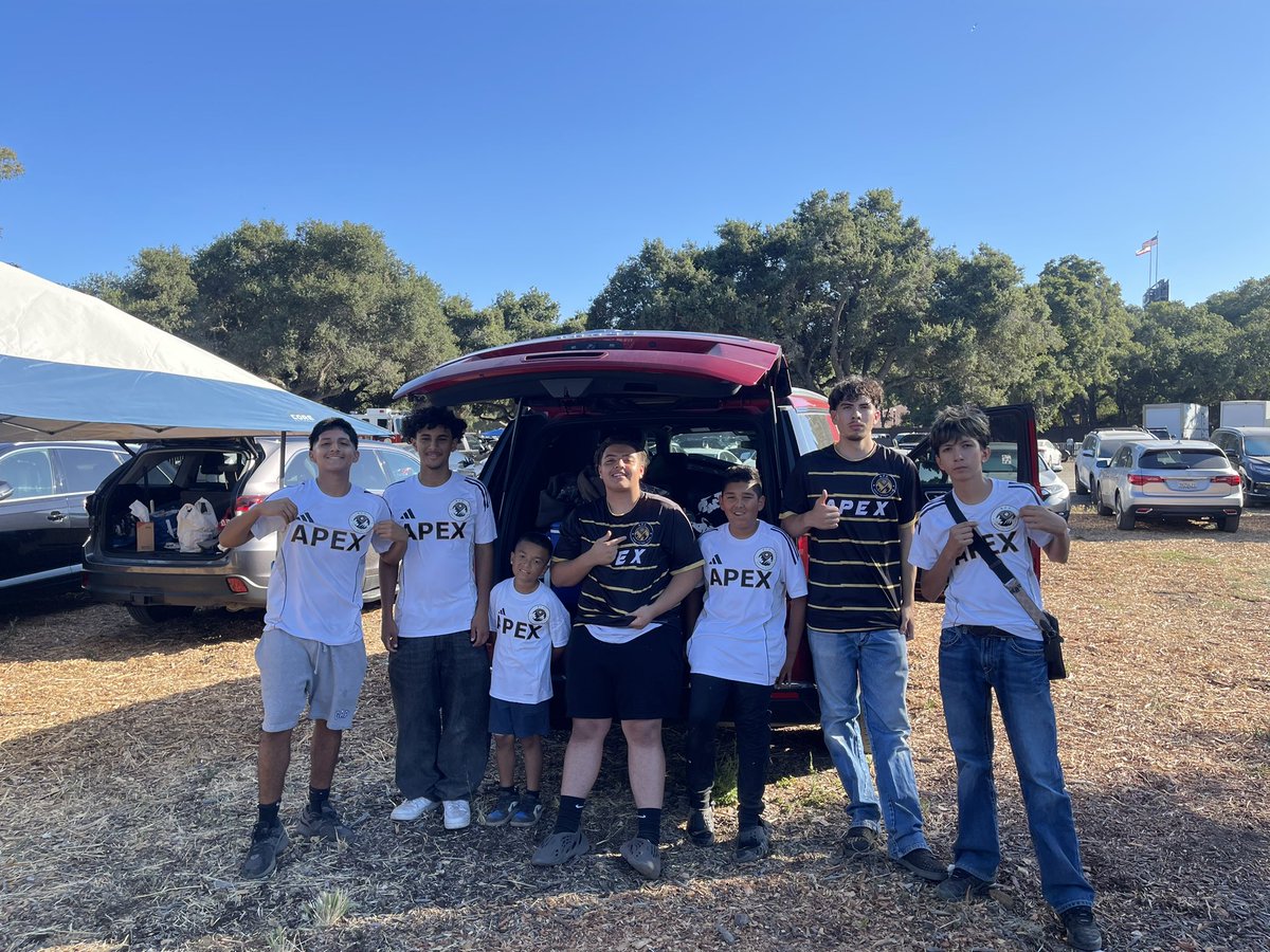 ApexFutbol's tweet photo. The APEX crew pulled up to the Cali Clásico! 🔥⚽️
San Jose vs. LA, and our boys get to witness it live.
From training hard all week to cheering in the stands, we’re building future pros one memory at a time.
Much love to the San Jose Earthquakes for showing what passion and pride look like at the highest level.

#CaliClasico
#Quakes
#VamosQuakes
#Quakes74
#BEATLA
#BayAreaSoccer
#YouthToPro
#SupportLocalMLS
#pittsburgca #antiochca #oakleyca 
#APEXFutbolClub
#BlackWhiteGold
#EastBaySoccer
#FutureStars
#Clubsoccer #FIFACWC