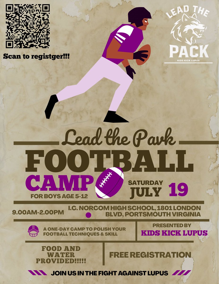 The youth of 757 come get some football knowledge!!!!