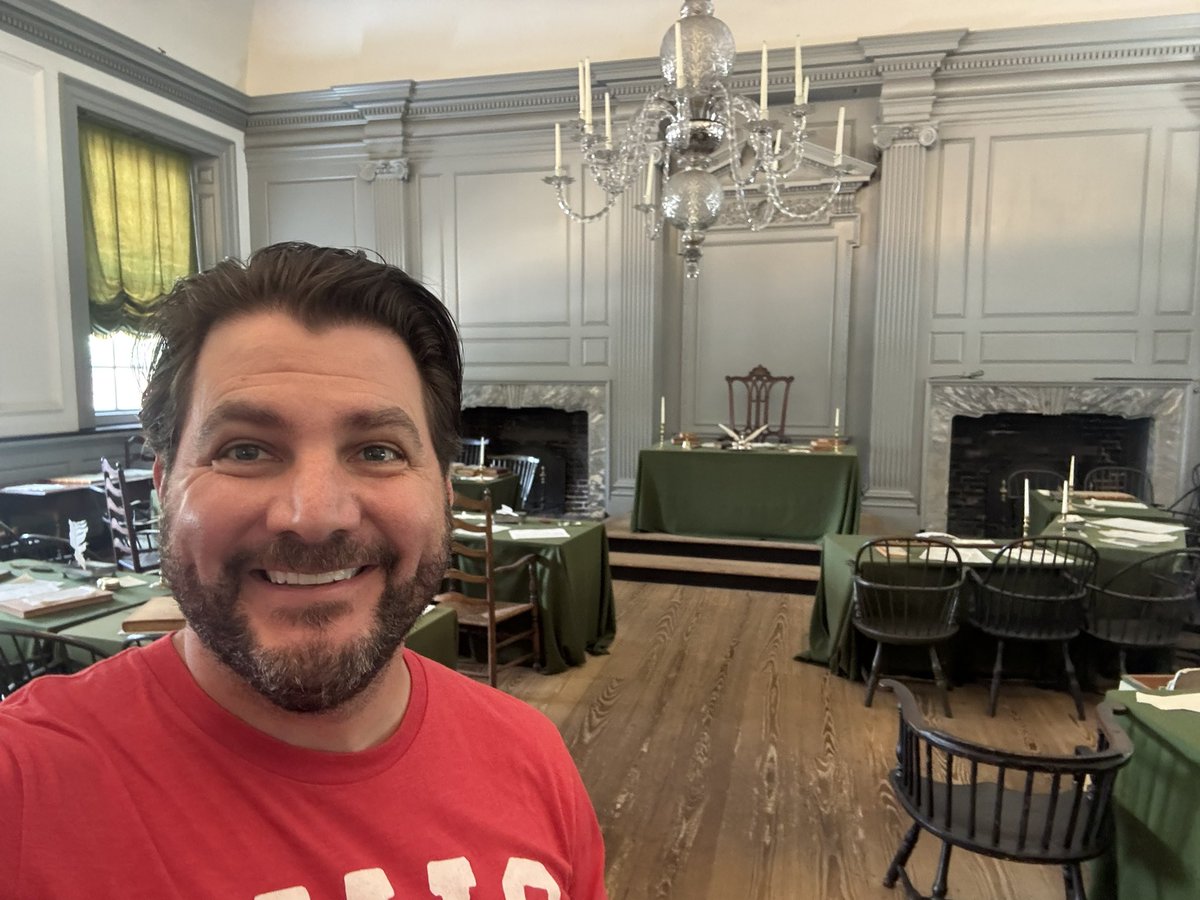 Mr. Emrich (@mremrich1) on Twitter photo Ventured into Philly (one of my all time favorite cities). Visited Independence Hall…where the Declaration and Constitution were both adopted (just a few days before July 4th). Big THANKS to <a href="/foundingforward/">Founding Forward</a> for this opportunity! Ventured into Philly (one of my all time favorite cities). Visited Independence Hall…where the Declaration and Constitution were both adopted (just a few days before July 4th). Big THANKS to <a href="/foundingforward/">Founding Forward</a> for this opportunity!