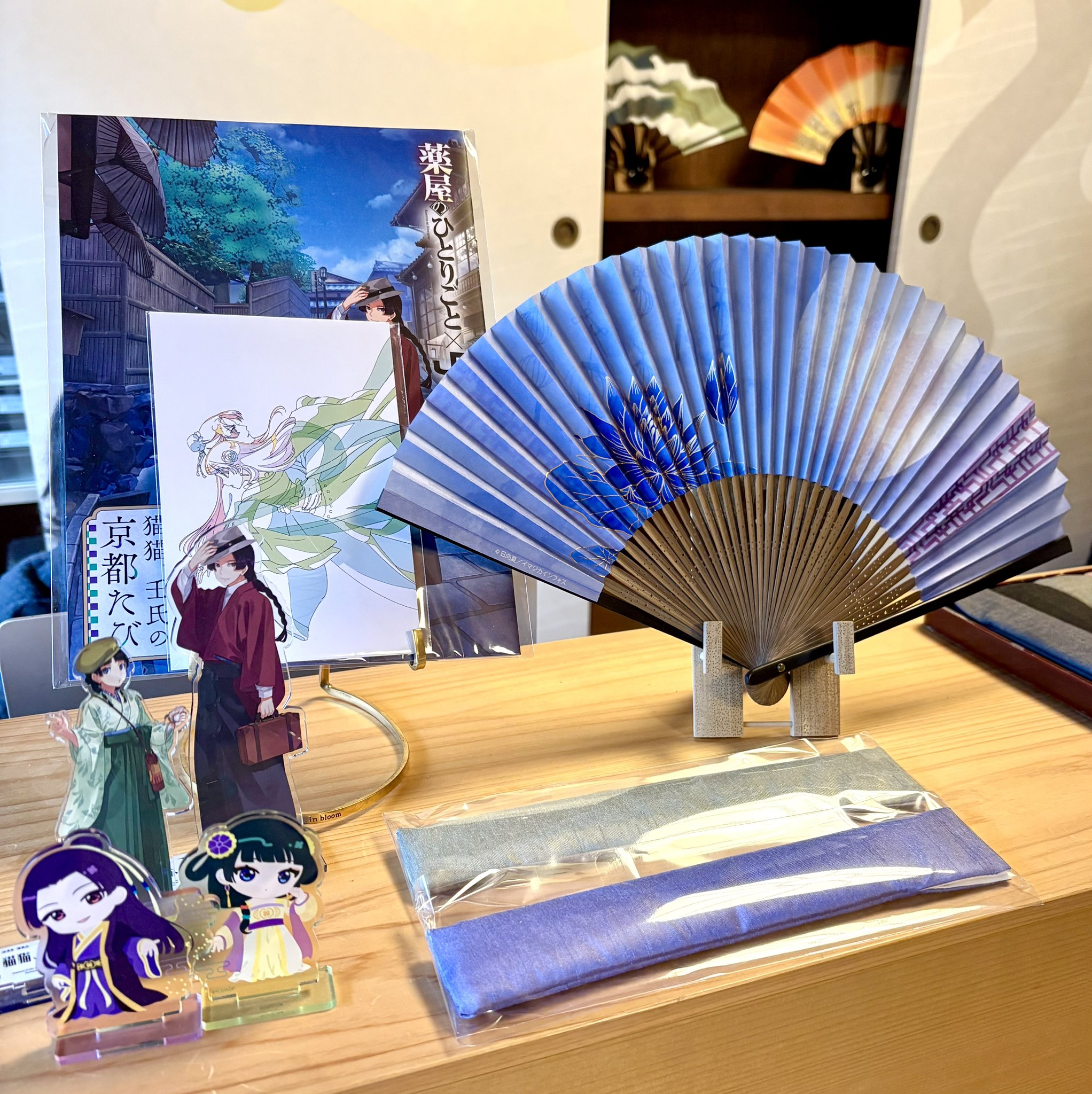 JR東海✕『薬屋のひとりごと』コラボ 扇子 猫猫 壬氏 の 京 扇子 薬屋