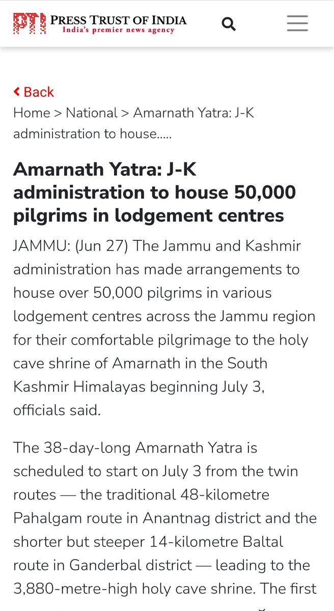 anil_bhatt03's tweet image. Dateline Amarnath Yatra
