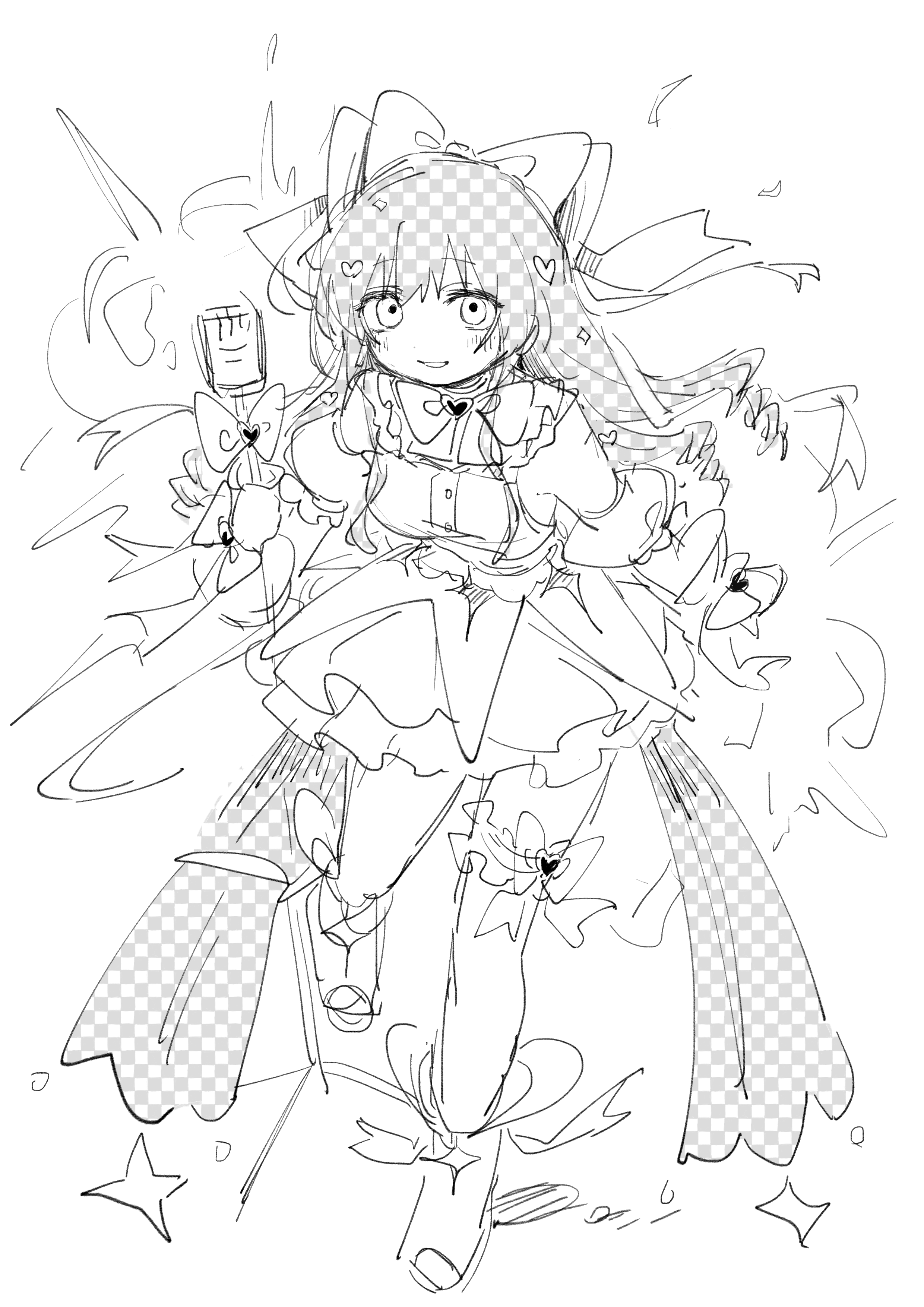 F4サイズ　原画　『よわよわ魔法少女♡』 F4サイズ 原画 『よわよわ魔法少女♡』 いよわ on X: