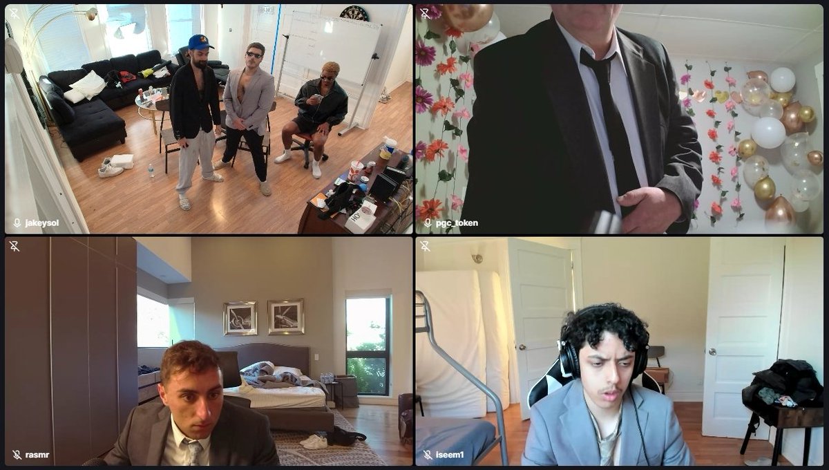 A wedding is happening on pumpfun right now

these are the guests