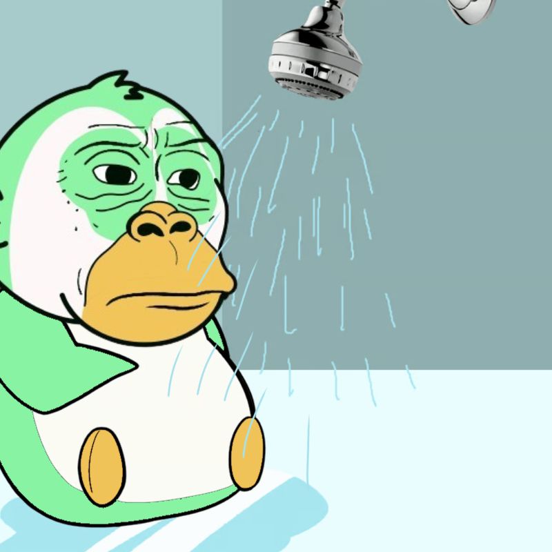 GM! GRONKE is taking a bath today in preparation for the coming week because he might not be able to bathe anymore as he’ll be very busy.